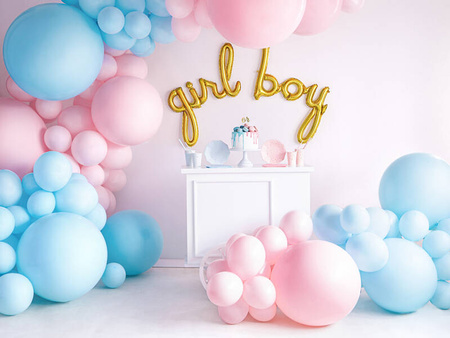 Balon okrągły 1m Pastel Light Blue 117204
