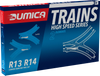 Dumica curved turn out rail set r13-14 203261