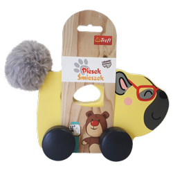 Trefl zabawka drewniana piesek śmieszek 611311