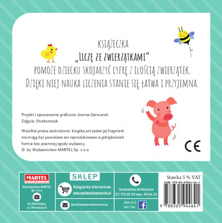 KSIĄŻECZKA LICZĘ ZE ZWIERZĄTKAMI 944641