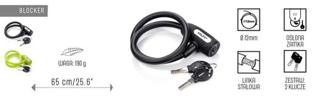 Zapięcie rowerowe Meteor Blocker 046221