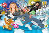 Clementoni Puzzle 24 Maxi Super Kolor Tom & Jerry 