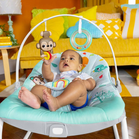 BRIGHT STARTS Leżaczek bujaczek z wibracją Wild Vibes™ Infant to Toddler 0m+ do 18 kg 130319