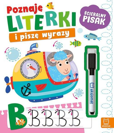 Poznaję literki i piszę wyrazy. Ścieralny pisak 137491