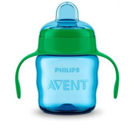 Avent kubek z ustnikiem 200ml 6m+  niebieski 854371