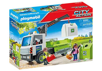 Playmobil 71431 Samochód ciężarowy z kontenerami na szkło