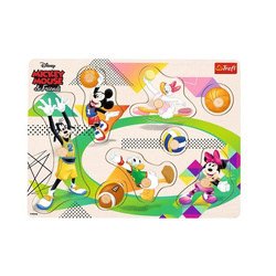 Trefl Zabawka drewniana Puzzle medium Mickey Mouse&Friends 618563