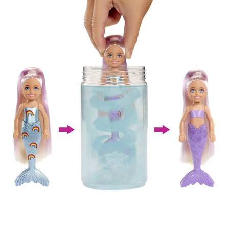 Barbie HCC75 Color Reveal lalka Kolorowa syrenka 007325