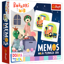 Gra Trefl Mój pierwszy memos Dobranoc, Trefliki na noc Rodzina Treflików 020380