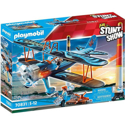 Playmobil 70831 Air Stuntshow Lotniczy pokaz kaskaderski Samolot dwupłatowy Feniks