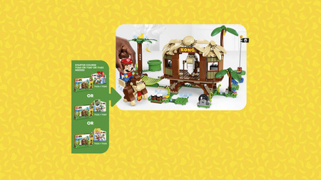 Lego 71424 Super Mario Domek na drzewie Donkey Konga zestaw rozszerzający