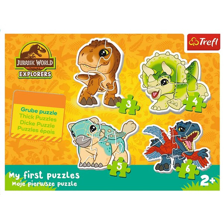 Puzzle Trefl Baby Classic Urocze dinozaury 361384
