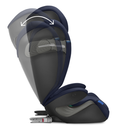 Cybex fotelik samochodowy solution s i-fix granite black 15-36 kg