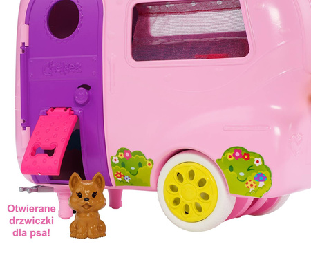 Barbie FXG90 Chelsea z przyczepą kempingową 691115