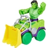 Marvel F6776/F7457 Spidey i przyjaciele Hulk z pojazdem Figurka 192785
