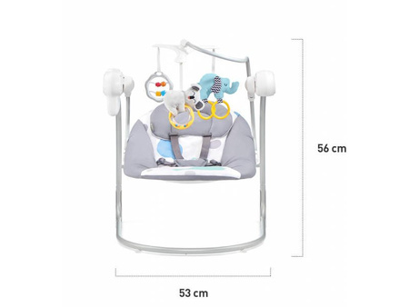 Kinderkraft huśtawka elektryczna  minky mint