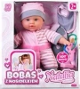 Lalka Natalia bobas z nosidełkiem 28cm 122644