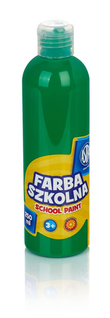 Farba astra 250ml zielona jasna szkolna 108193
