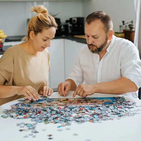 Puzzle Trefl 500 Koci alfabet 375275