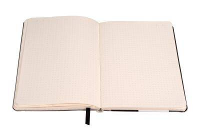 Notes kropki A5 witaj czarno biały 076709
