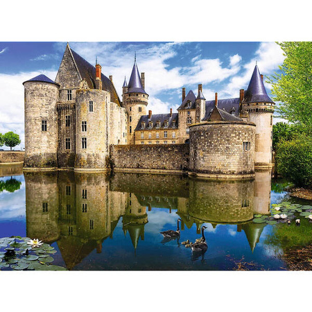 Puzzle Trefl 3000 Zamek w Sully-sur-Loire Francja 330755