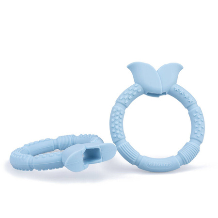 Gryzak sensoryczny kwiatek niebieski 104334