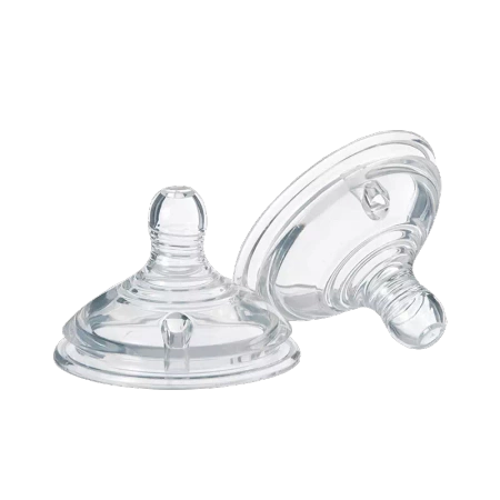 Tommee Tippee Smoczki silikonowe o wolnym przepływie 0m+ A'2