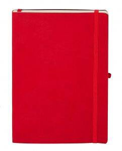 Notes kratka B5 Impresja czerwony 018761