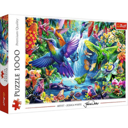 Puzzle Trefl 1000 kolibry w tropikach 108804