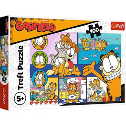 Puzzle Trefl 100 Leniwy Garfield 165210