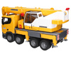 Bruder 03571 Scania Super 560R ciężarówka żółta z dużym dźwigiem Liebherr 035716