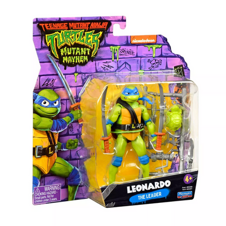 Tmnt Wojownicze Żółwie Ninja Movie Mutatnt Mayhem Figurka Akcji Leonardo 11 Cm 832812