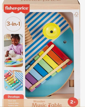 Fisher Price HXT91 Drewniany muzyczny stoliczek 238279