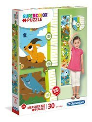 Clementoni puzzle 30 miarka wzrostu zwierzęta