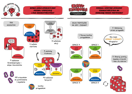 Ekipa rzeczownika Nieprzypadkowa gra o przypadkach ZABAWKA 902686