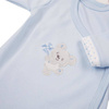 Body zakładane z długim rękawem newborn niebieski 050