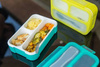 Bblüv Lunchbox z widelcem Bentö niebieski 000039