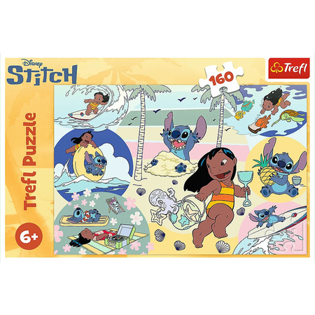 Puzzle Trefl 160 Stitch rządzi 154313