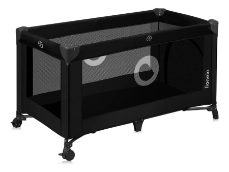 Lionelo łóżeczko turystyczne Stefi Black Carbon 723978