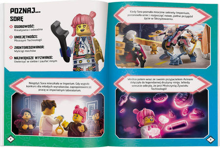 Książeczka LEGO NINJAGO MISTRZYNI TECHNOLOGII 345136