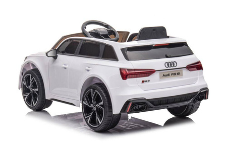 Auto na akumulator Audi RS6 BRD-2118 Biały 995907