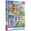 Puzzle Trefl 2x70 Psi Patrol rządzi 344417