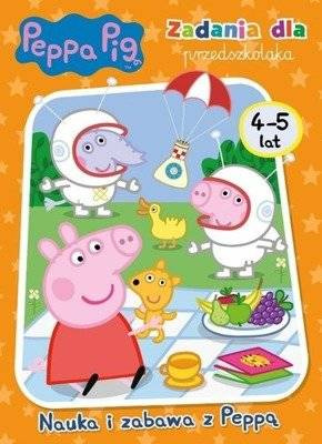 Książeczka peppa pig nauka i zabawa z peppą 4-5 lat 574907