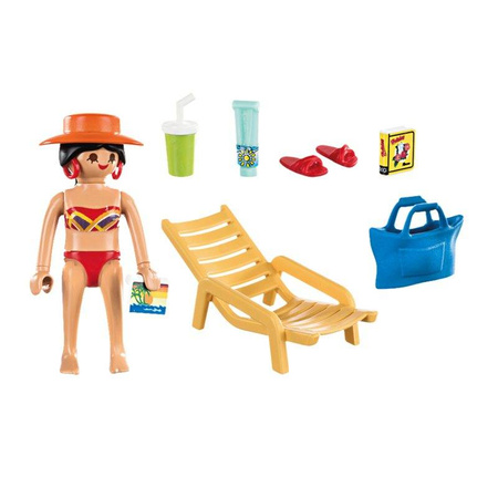 Playmobil 70300 Urlopowiczka z leżakiem