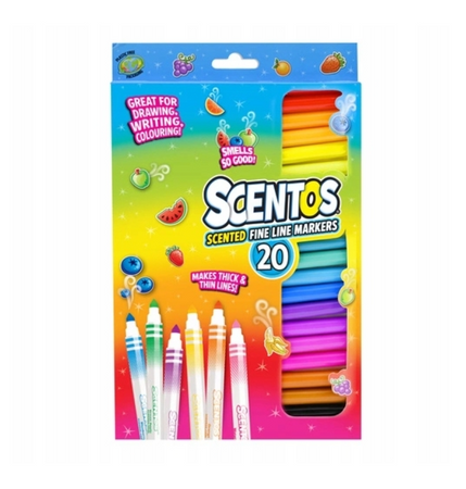 Scentos Pachnące flamastry kolorowe 20 szt.204351