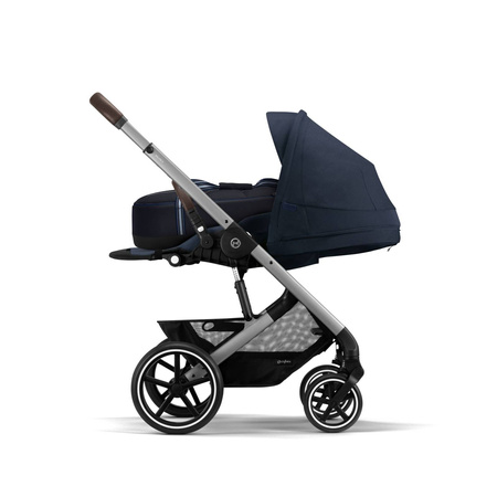 Cybex Balios S LUX SLV B Ocean Blue navy blue wózek spacerowy