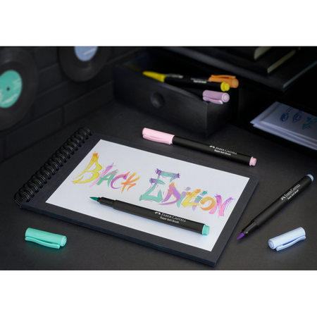 Faber-Castell Pisaki pędzelkowe Black Edition 10kol 164517