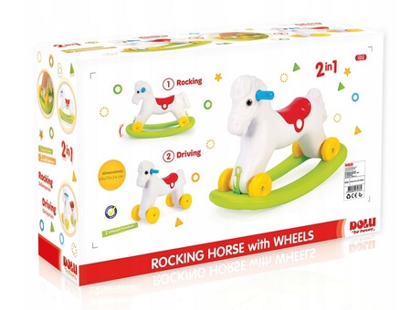 DOLU 2w1 Konik na kółkach bujak 070784