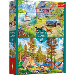 Puzzle Trefl 2x500 Letni relaks 374971