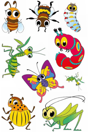 Kolorowanka z tatuażami Owady 073966